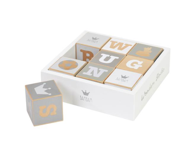 Wooden ABC blocks (12m+)