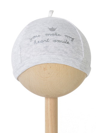 Hat 'you make my heart smile' 0-3 mnd