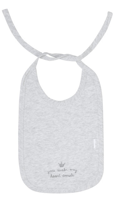 Bib 'you make my heart smile'