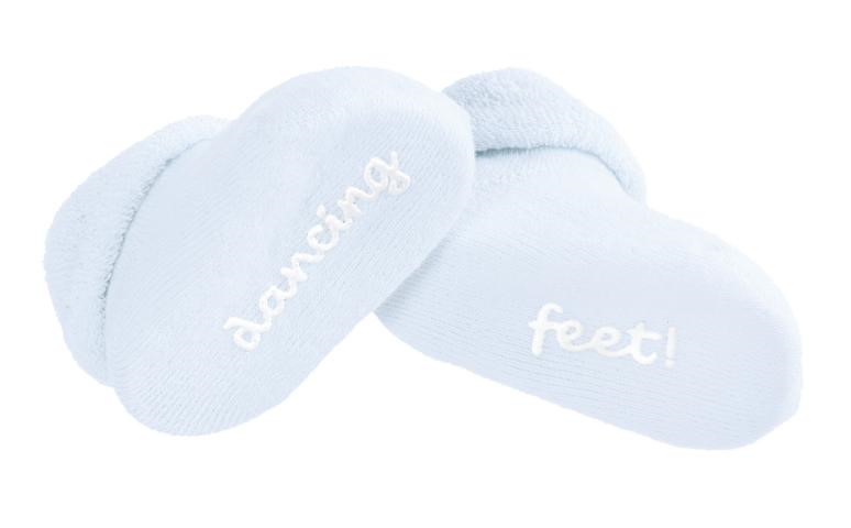 Sock blue 'Dancing feet'