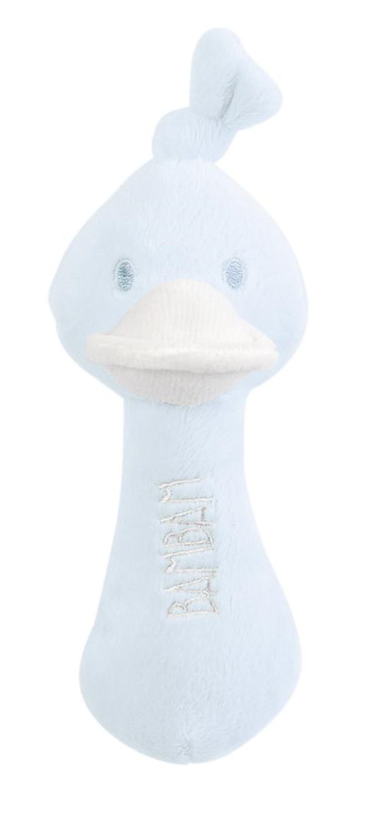 Duck Rattle Soft Blue