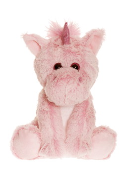 Einhorn sitzend rosa