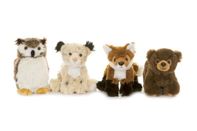 Forestanimals, 4 diff.