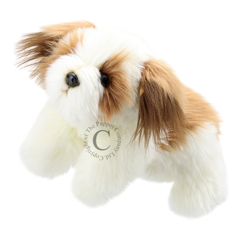 Full-Bodied Animal Puppets Dog (Brown & White)