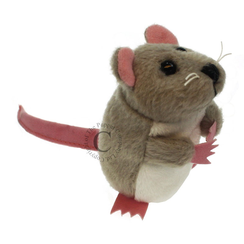 Finger Puppets Mouse (Grey)