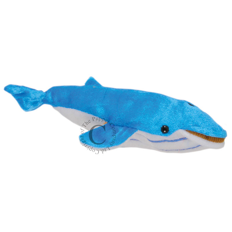 Finger Puppets Whale (Blue)