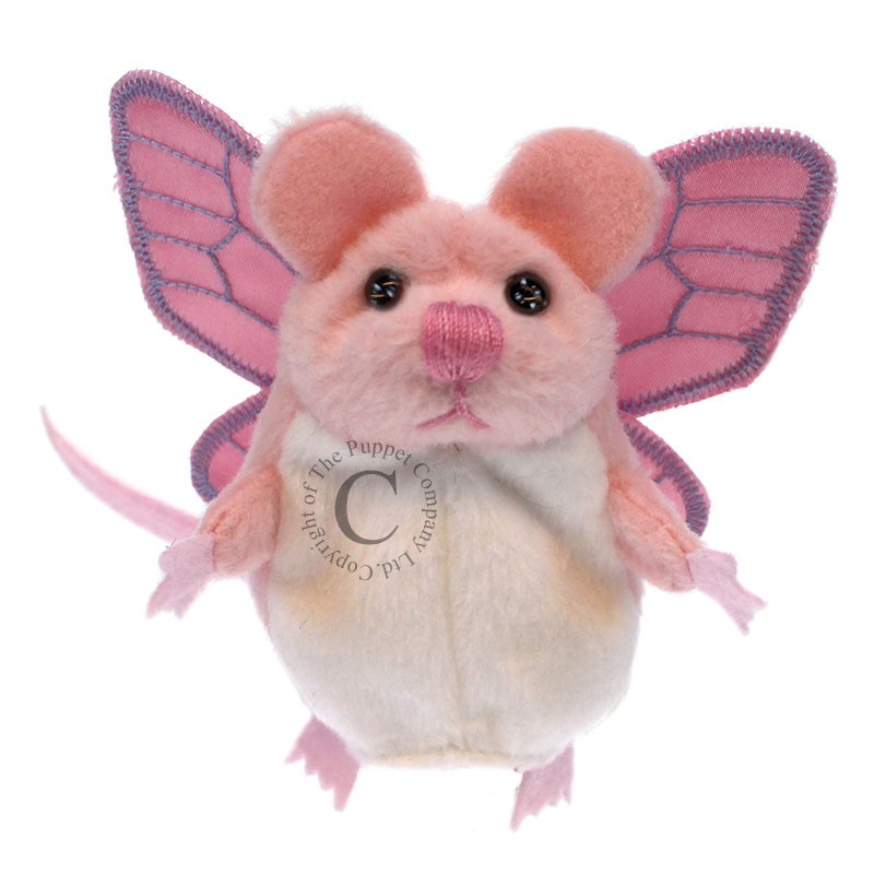Finger Puppets Mouse (Pink)