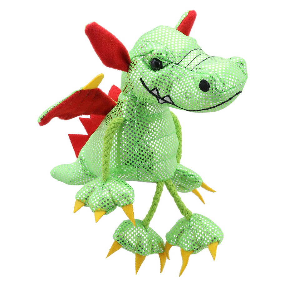 Finger Puppets Dragon (Green)