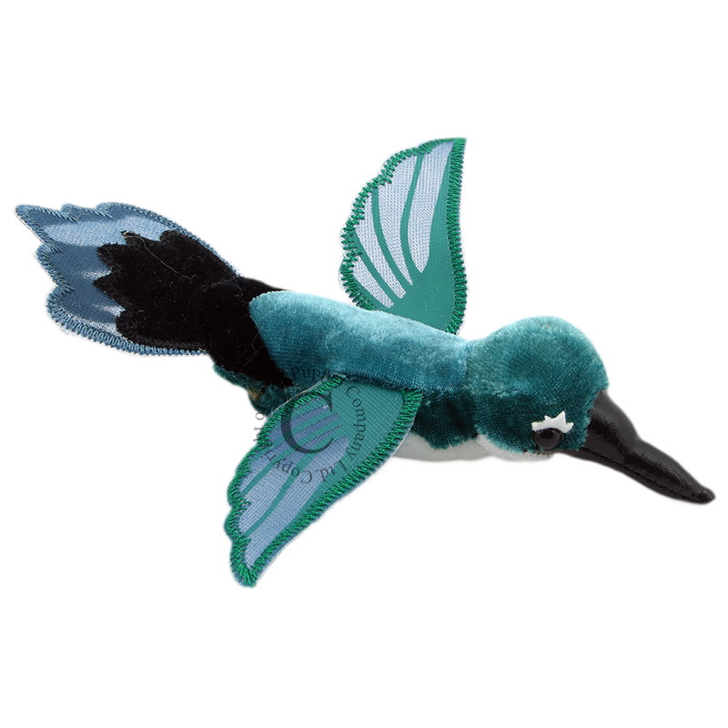 Finger Puppets Hummingbird (Green)