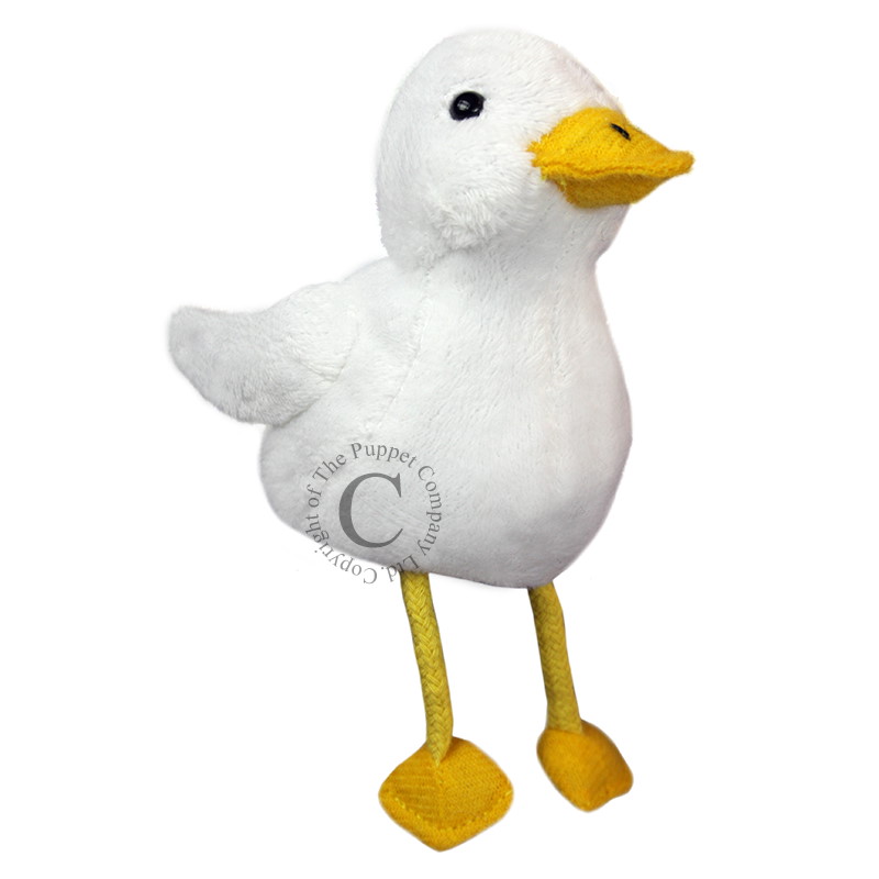Finger Puppets Duck (White)