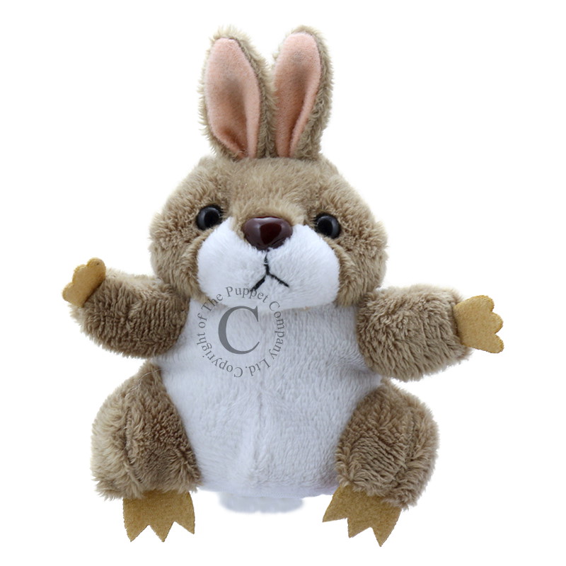 Finger Puppets Rabbit (Grey)
