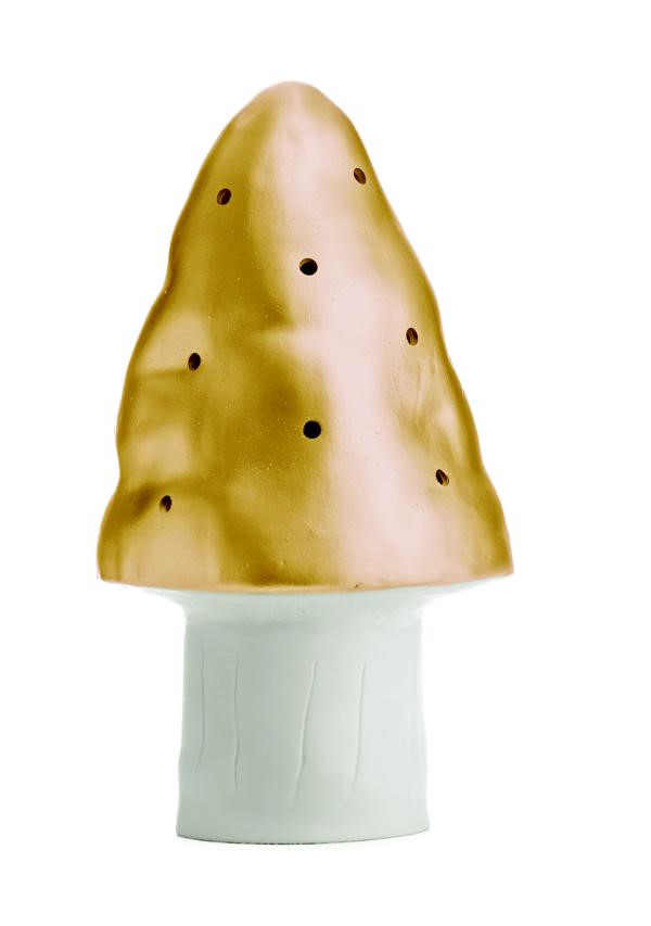 Nachtlicht kleiner Pilz gold