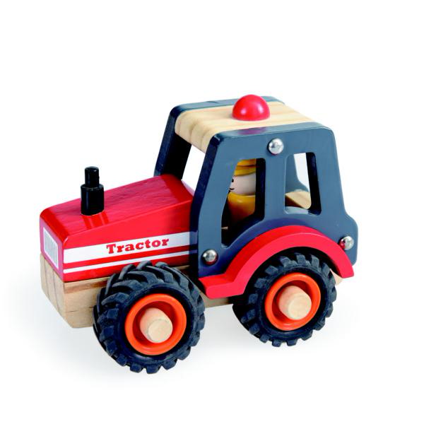 Traktor aus Holz