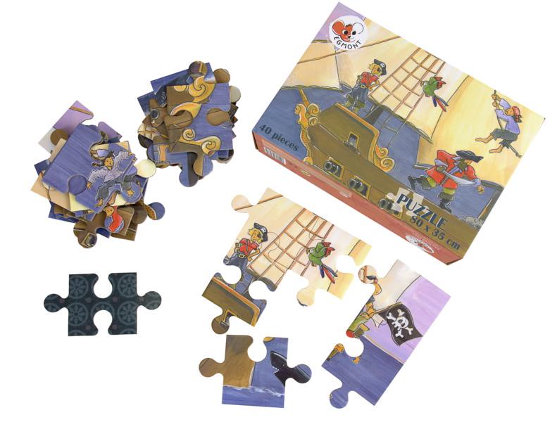 Bodenpuzzle Pirat 40 Teile