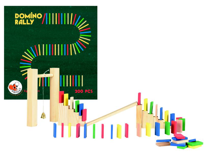 Domino Ralley aus Holz