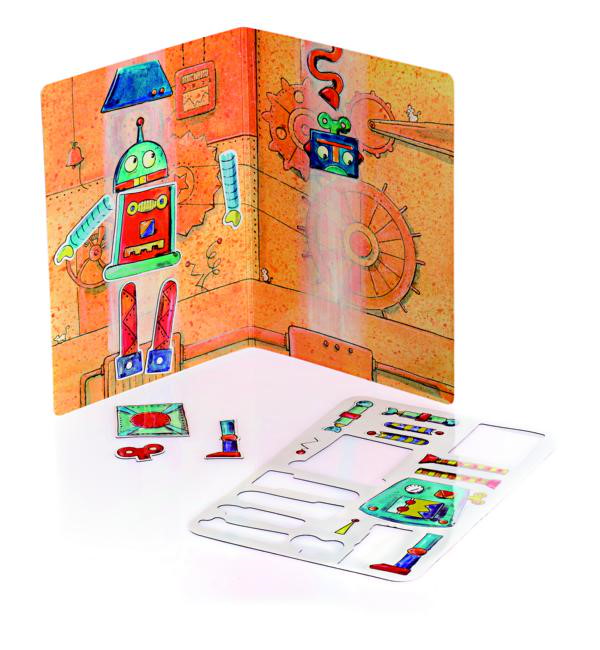 Magnetbuch Roboter