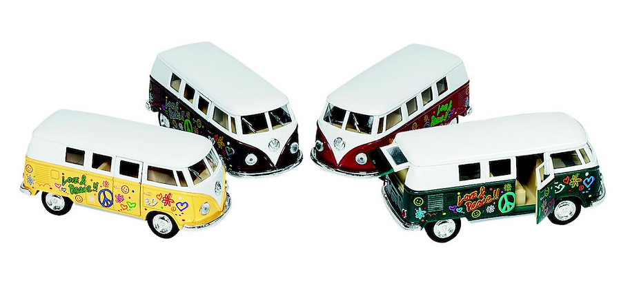 Volkswagen Microbus (1962) mit Druck, 1:32