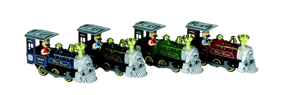 Klassische Lokomotive mit Geräusch und Licht