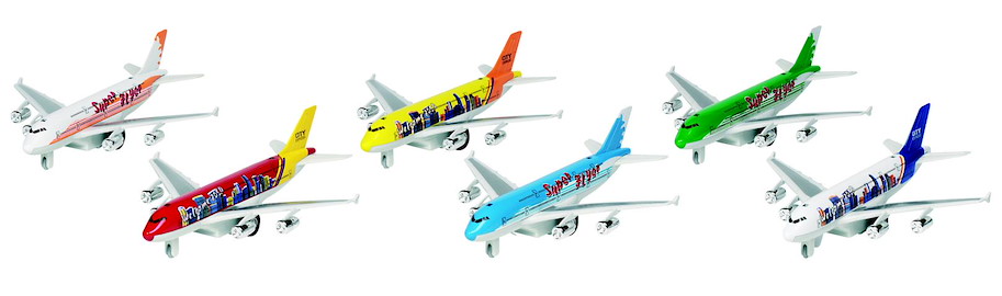 Flugzeuge mit Licht und Geräusch, Spritzguss