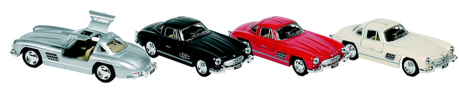 Mercedes-Benz 300SL Coupé (1954), Spritzguss,1:36