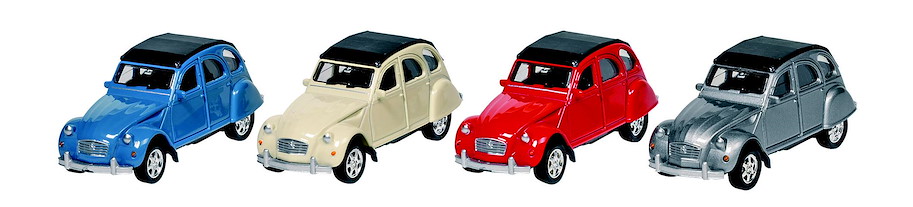 Citroen 2CV, Spritzguss, 1:60