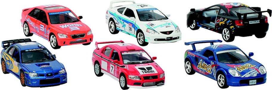 Street racers, Spritzguss, 1:36