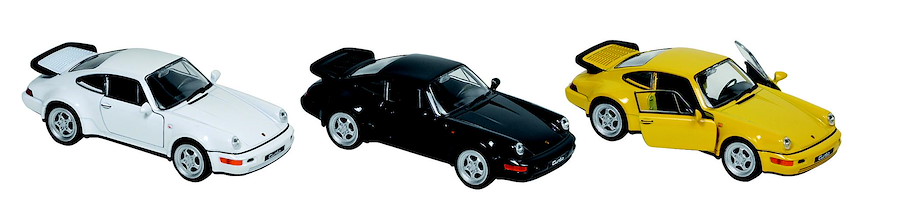Porsche 964 Turbo, Spritzguss, 1:37