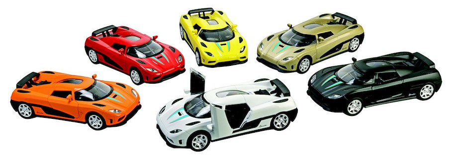 Sportwagen Momentum, Licht und Sound, Spritzguss
