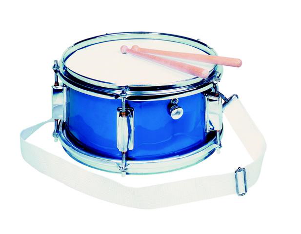 Spielmannszugtrommel blau mit Snare