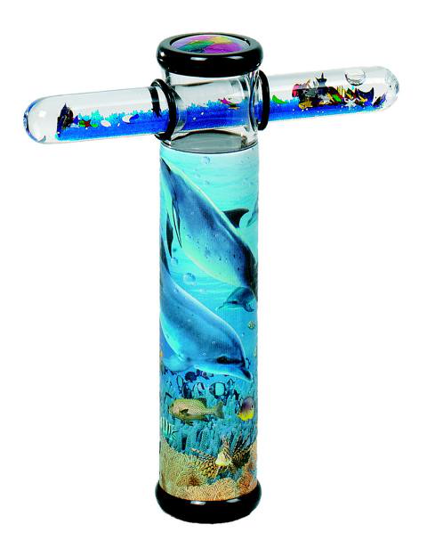 Kaleidoskop mit Zauberstab Delfin