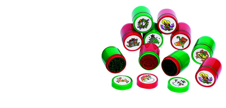 Kunststoff-Stempel, Weihnachtsmotive