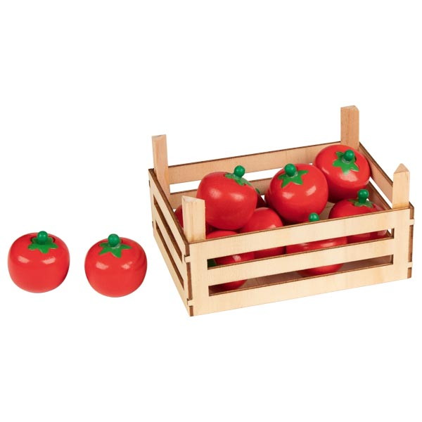Tomaten in Gemüsekiste, Kiste: 13,6 x 10,6 x 6,8 cm,
