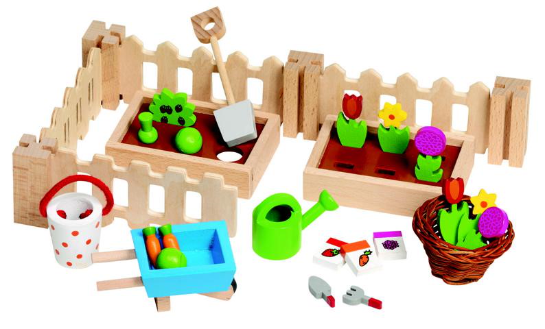 Accessoires Mein kleiner Garten, für die Puppenhäuser