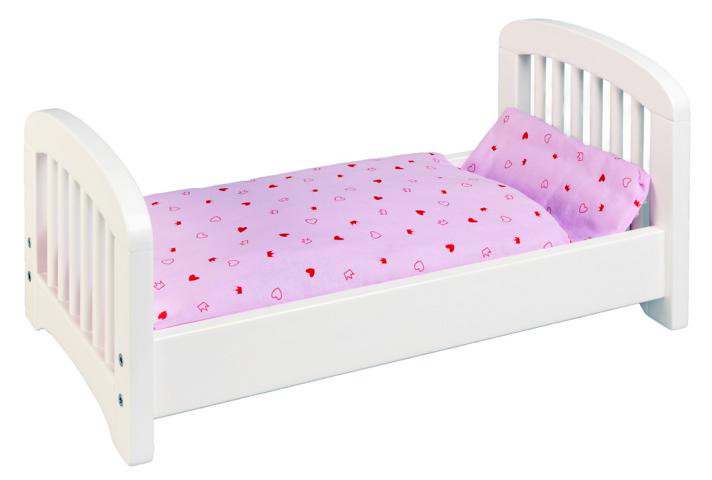 Puppenbett weiss
