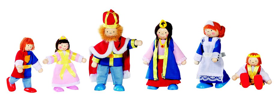 Biegepuppen Königsfamilie