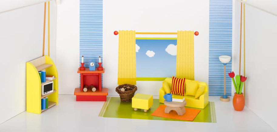 Puppenmöbel  Wohnzimmer