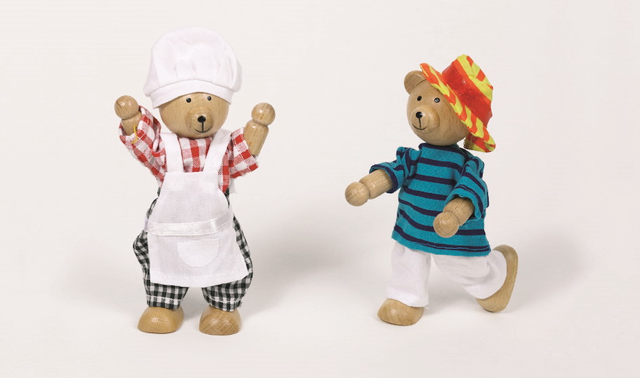 Biegepuppen Bärchens Klamottenkiste, Benna & Bennoh