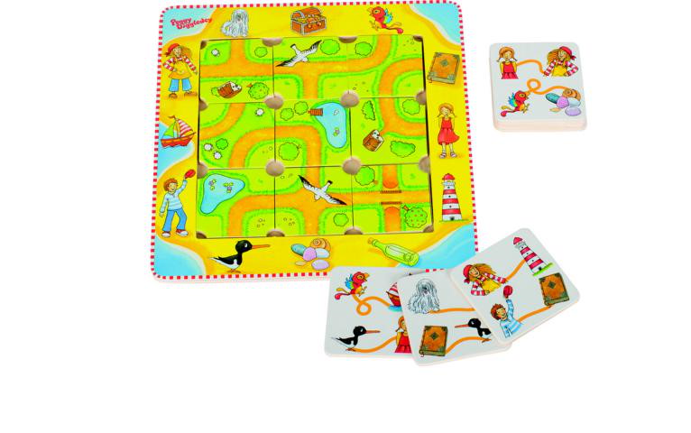 Legespiel, Finde den Weg, Peggy Diggledey
