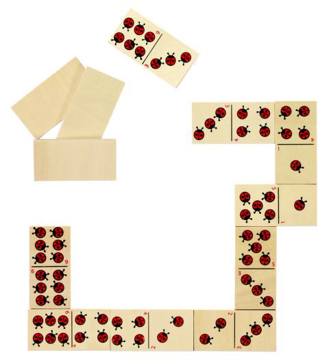 Dominospiel Marienkäfer