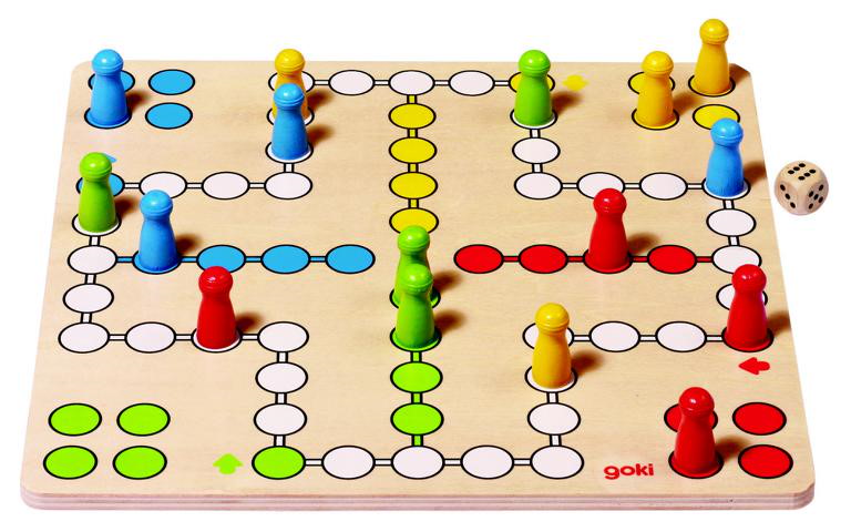 Brettspiel Ludo, goki basic.