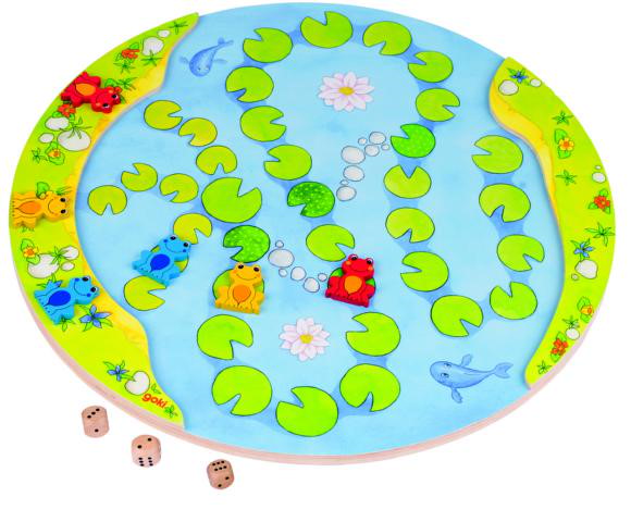Brettspiel Eins, zwei, quaak