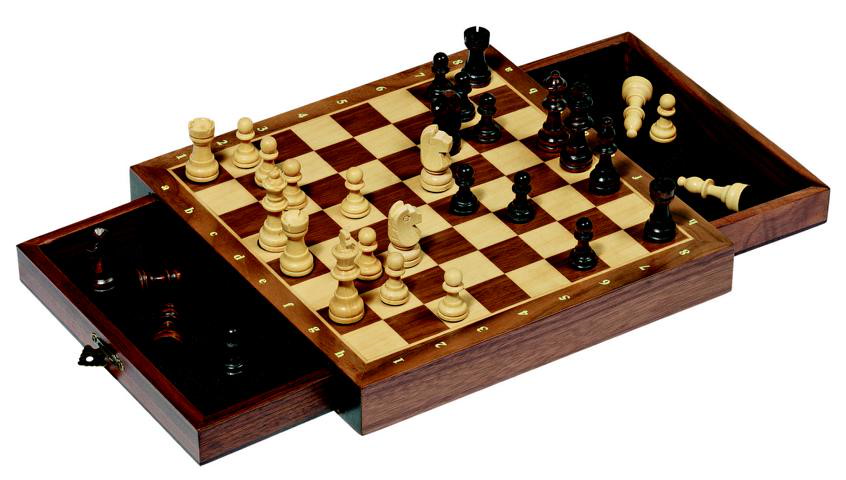 Magnetisches Schachspiel mit Schubladen
