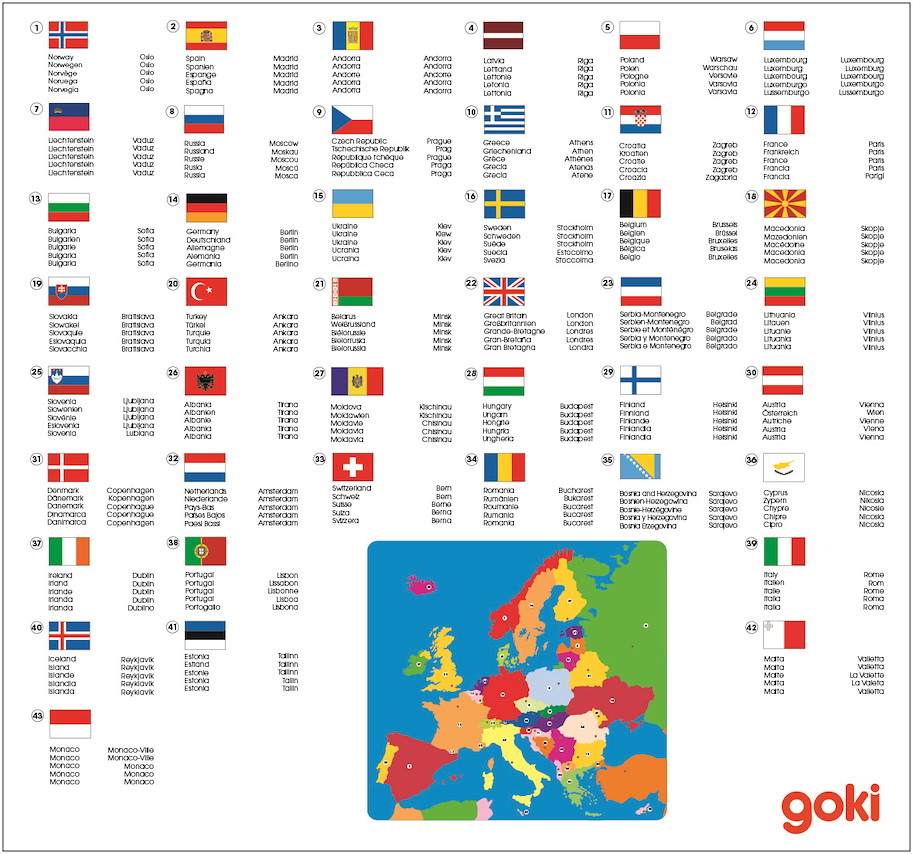 Puzzle Europa