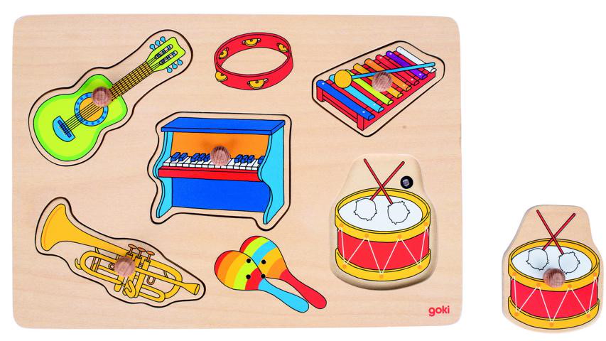 Soundpuzzle Musikalien, mit Instrumentensounds