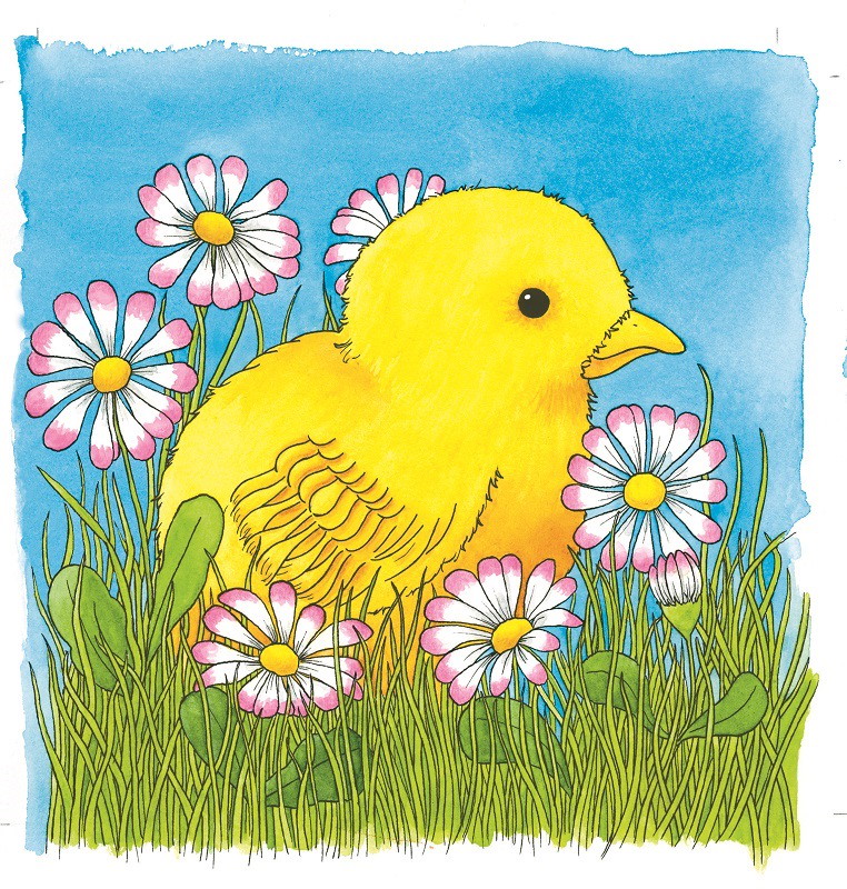 Schichtenpuzzle Das Huhn