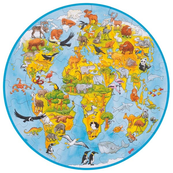 XXL Puzzle Welt