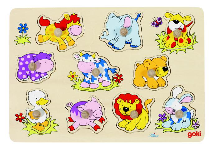 Steckpuzzle Tierkinder II