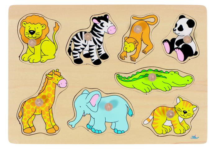 Steckpuzzle Zootiere