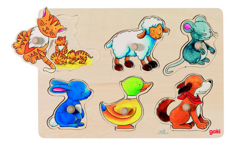 Hintergrundbildpuzzle Mutter und Kind