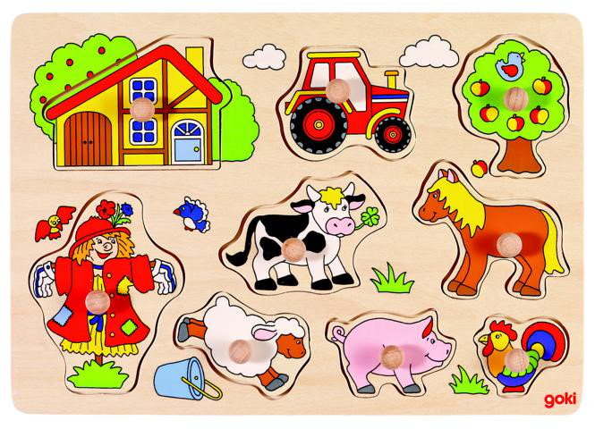 Steckpuzzle Bauernhof VI